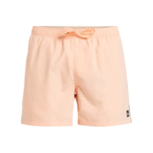 Quiksilver Персиково-розовые Мужские Плавательные шорты