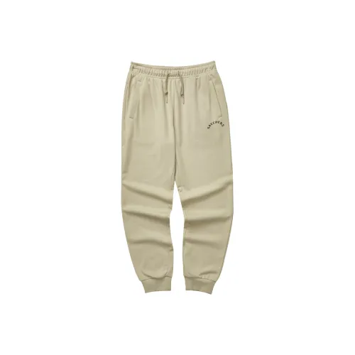 Skechers Colorful Вязаные Спортивные Штаны Женские Бежевые Коричневые