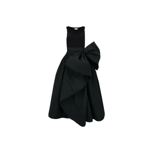 Alexander McQueen Черное женское платье без рукавов