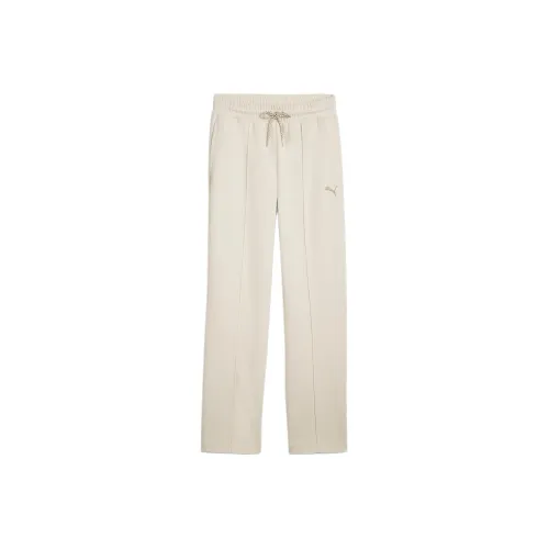 PUMA CLASSICS PINTUCK Спортивные брюки Вязаные Спортивные брюки Женские Экрю