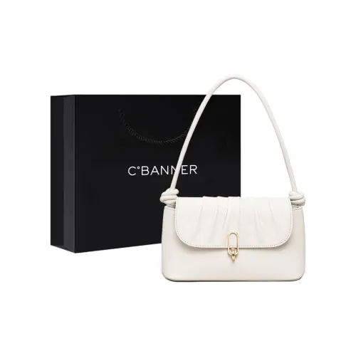 C°BANNER Сумка через плечо из коровьей кожи Маленькая Женская Экрю