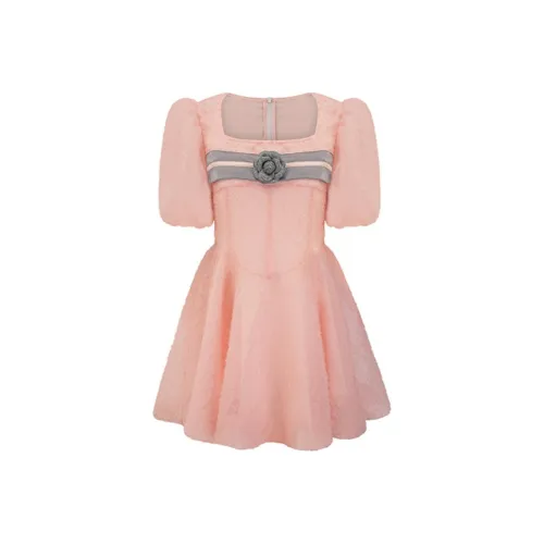 ARTE PURA Короткое платье с короткими рукавами женское