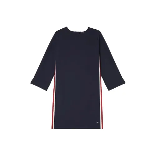 Tommy Hilfiger Blue Женские Длинные Рукава Платья