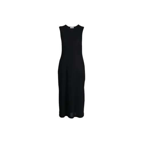 JIL SANDER Черные Женские Платья без Рукавов