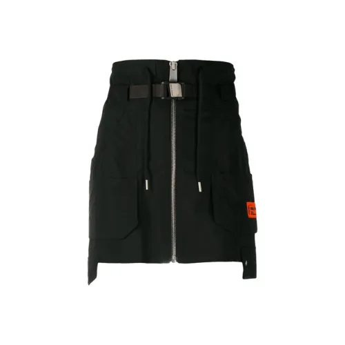 HERON PRESTON Черные Женские Короткие Юбки Карго
