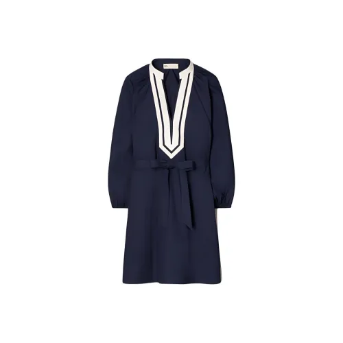 Tory Burch SS23 Платье Женское Морской Синий
