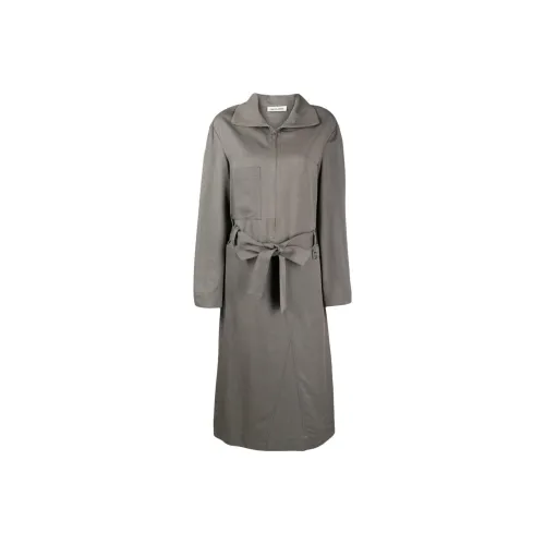 LOW CLASSIC Длинный рукав Платье Женское травяной зеленый