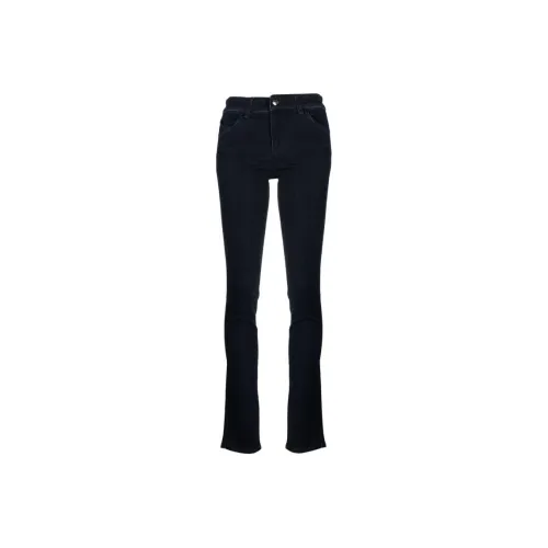 EMPORIO ARMANI Темно-синие Женские Джинсы