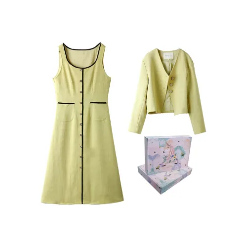 ANNECHEN Комплект с юбкой Женские Зеленый