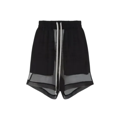 RICK OWENS Черные Женские Повседневные Шорты