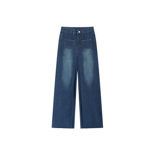 Garbege Синие Женские Джинсы