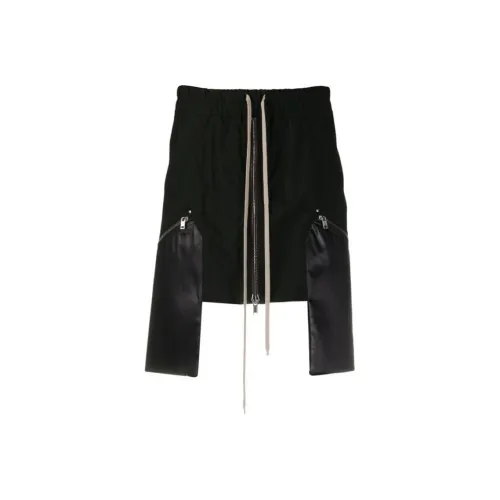 RICK OWENS Черные Женские Повседневные Короткие Юбки