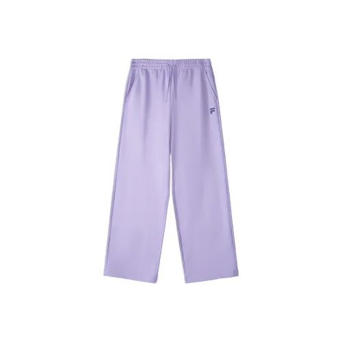 FILA FUSION Дымчатый Фиолетовый Женские Вязаные Спортивные Штаны