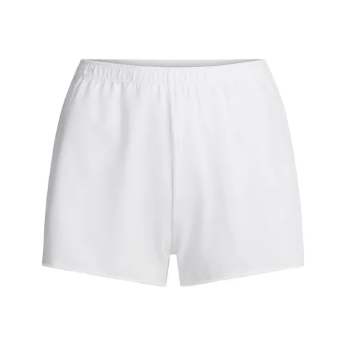 Skims Снег Белый Женские Повседневные шорты