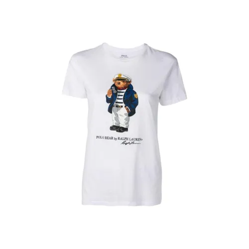 Polo Ralph Lauren Стандартная футболка белый цвет для женщин