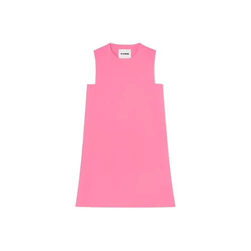 JIL SANDER Розовые Женские Платья без рукавов