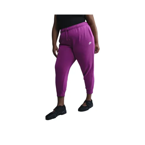 Nike Sportswear Club FW24 Флис Вязаные Тренировочные Штаны Женские Hot Фуксия