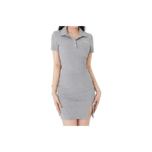 BETTERSAY Короткое платье с короткими рукавами женское