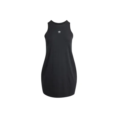 Adidas Originals Essentials Без рукавов Платье Женское Черное