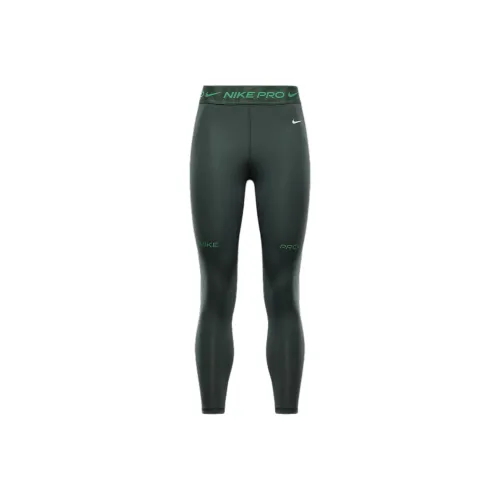 Леггинсы Nike ProDri Fit женские винтажный зеленый