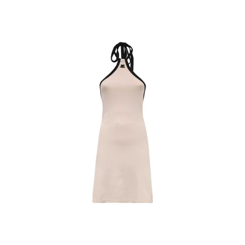COURREGES Бежевые Женские Платья без рукавов