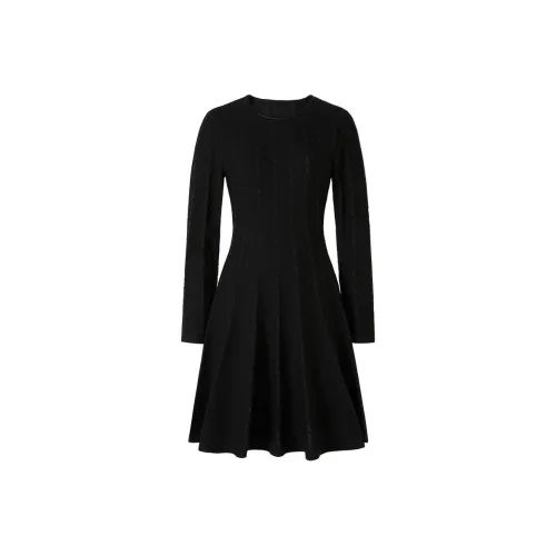 JZ Juzui Платье Женское Естественный Черный