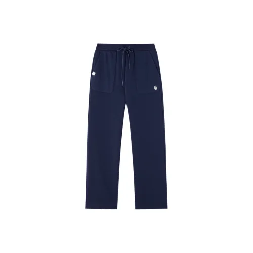 Le coq sportif Вязаные тренировочные брюки женские морского синего цвета
