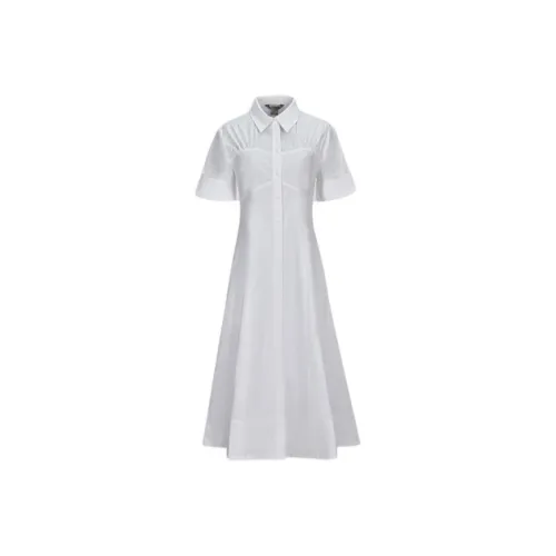 CLUB MONACO Короткий рукав Платье Женское Белое