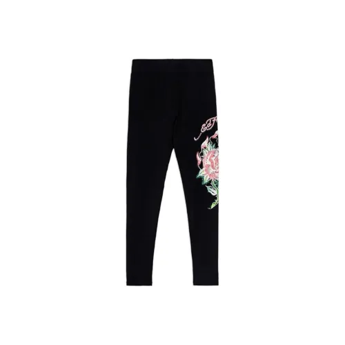 Ed Hardy Черные Женские Леггинсы