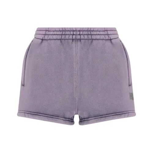 Alexander Wang Повседневные шорты Женские Фиолетовые