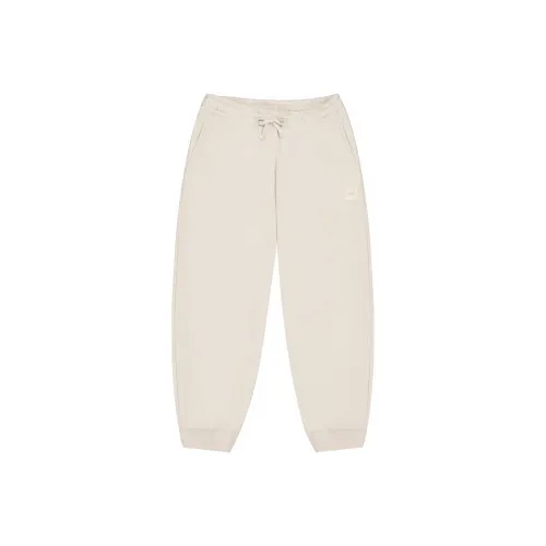 New Balance совместный бренд Вязаные тренировочные штаны Женские Экрю