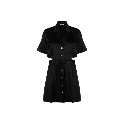 SANDRO Black Женские Короткие Платья с Рукавами