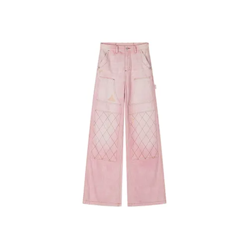 UOOYAA LOVE 50% Capsule Series Розовые Женские Джинсы