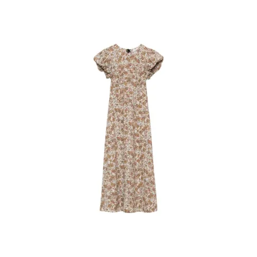 DOEN RHODIA Платье Короткое с Рукавами Платье Женское Многоцветное