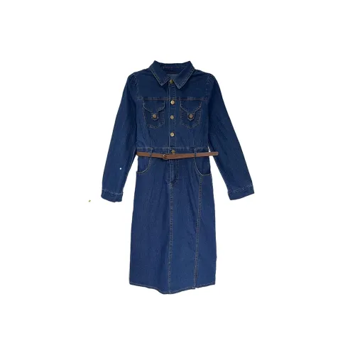 Icicofficial Длинное платье с длинными рукавами женское