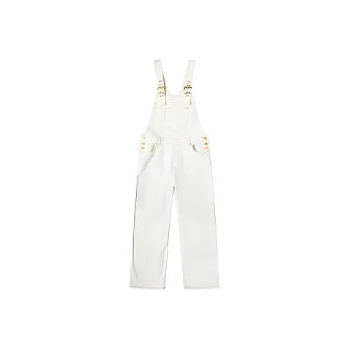 GANNI Белый Женские Комбинезоны