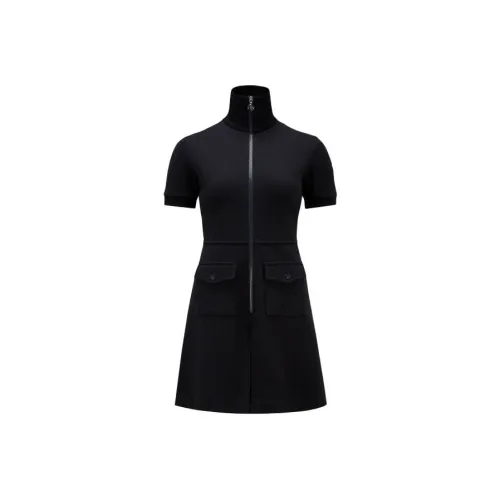 Moncler Короткий рукав Платье Женское Синее