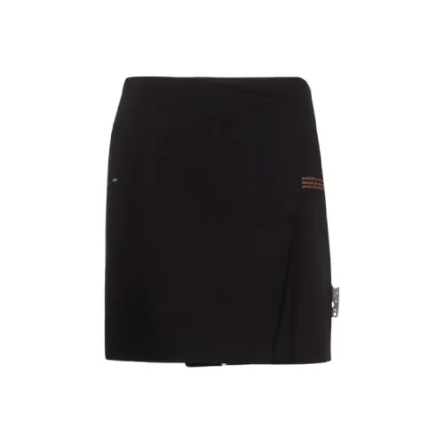 Off Белый FW21 Черный Женские Повседневные Короткие Юбки