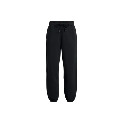 Under Armour IconWordmark Fleece OVERSIZED Вязаные Спортивные Штаны Женские Черные