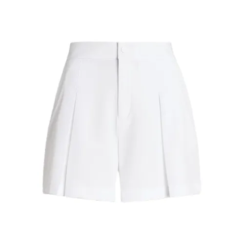 Polo Ralph Lauren 4 WAY Эластичные Плиссированные Шорты Повседневные Шорты Женские Белые