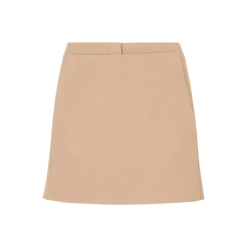 FENDI SS24 Повседневные шорты Женские Бежевые