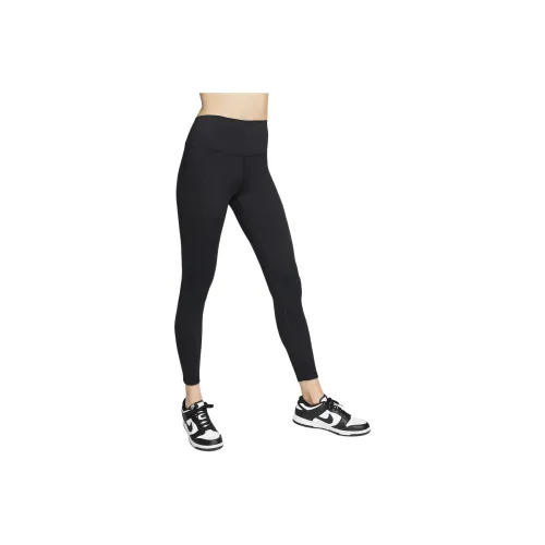 Nike One Leggings Женские Черные