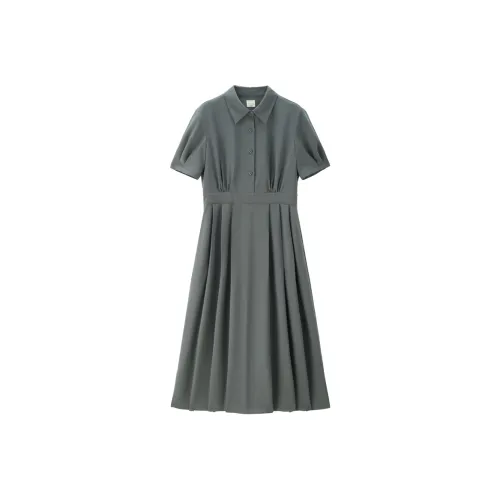 Giordano Короткий рукав Платье Женское