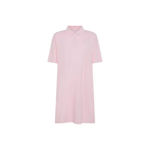 SUN68 SS24 Короткий рукав Платье Женское Розовое