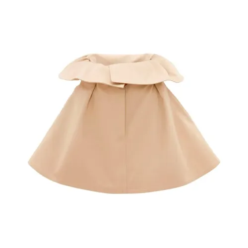 JW Anderson Бежевые Женские Повседневные Длинные Юбки