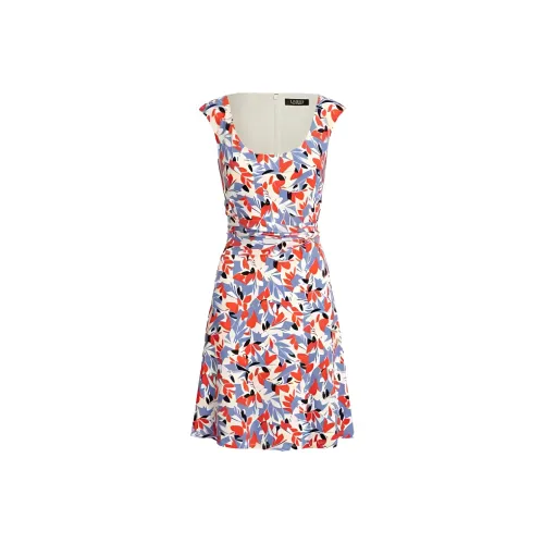 LAUREN RALPH LAUREN Без рукавов Платье Женское Многоцветное