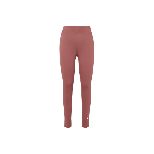 Nike Спортивные брюки Женские Оранжевые