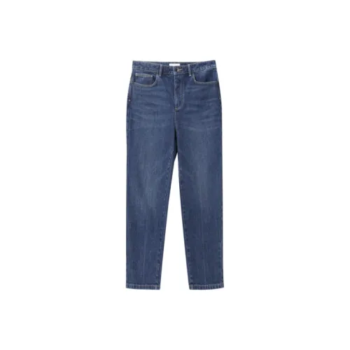 OVV Средне-голубой Однотонный 05 Женские Джинсы