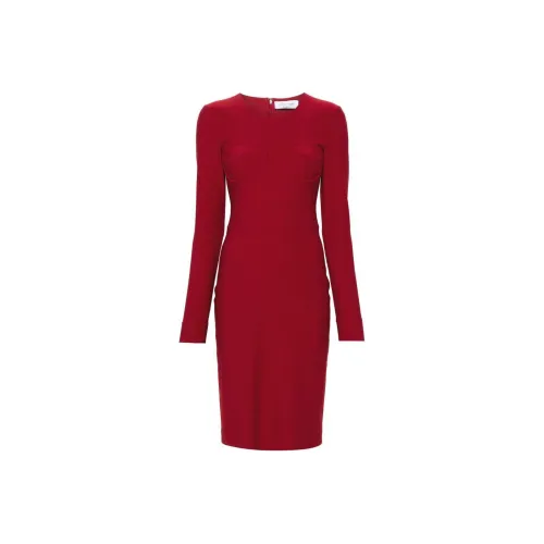 Blumarine Малиновый Женские Длинные Платья с Рукавами