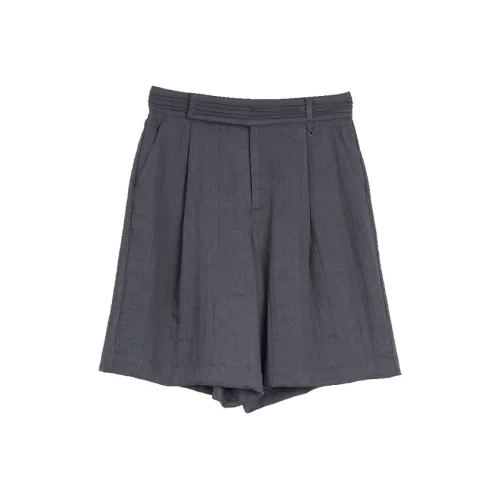 ELLE Повседневные шорты Осенние Женские Серые